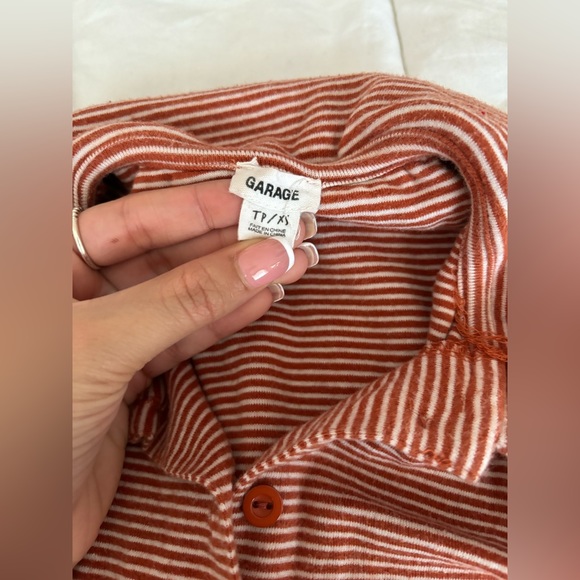 Garage collared stripe button up dress - Picture 3 of 5